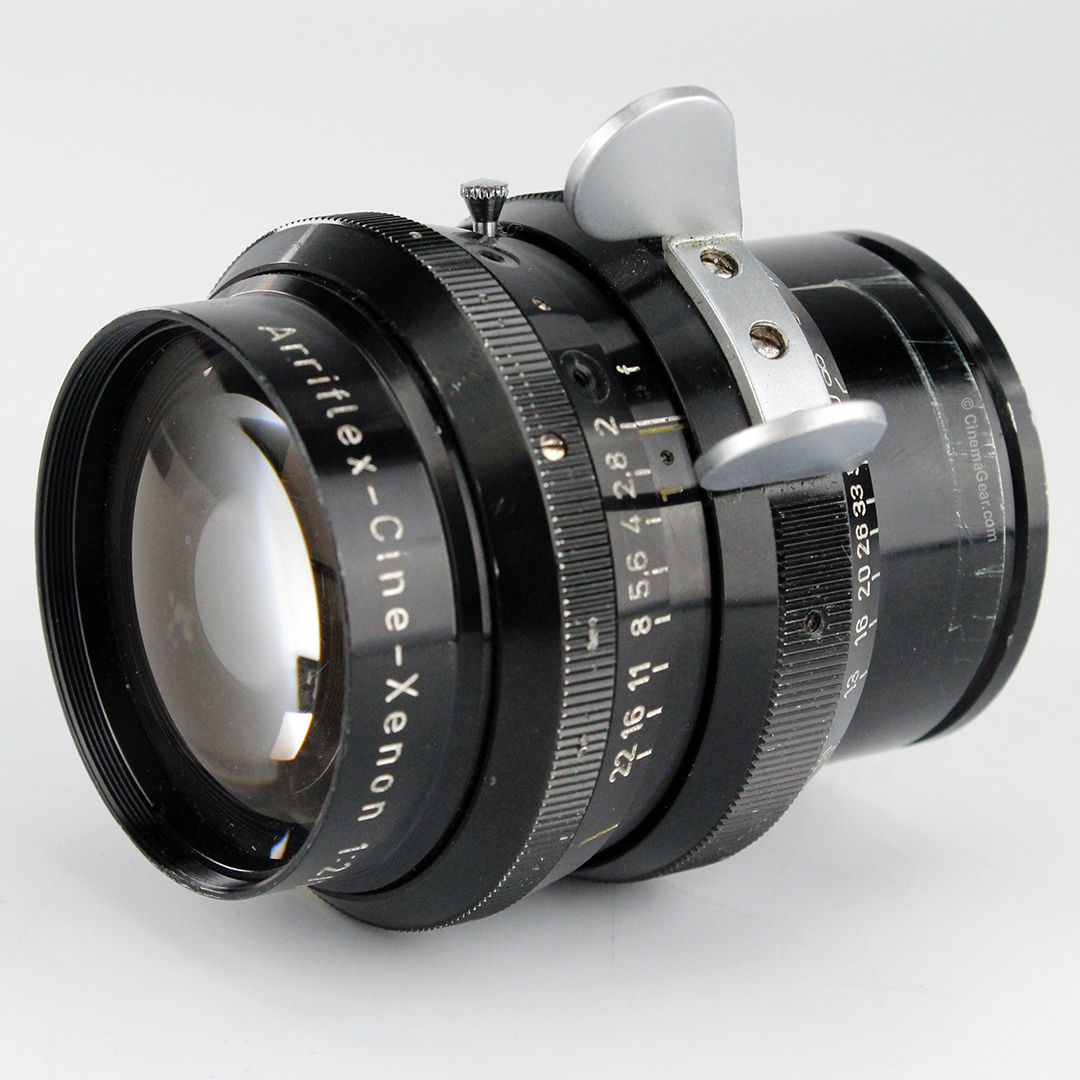 Schneider Cine Xenon 75mm f2 lens in Arriflex Standard mount.