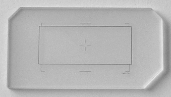 Fries Mitchell ground glass marked 2.4:1