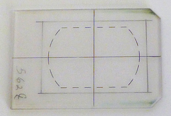 Mitchell BNCR ground glass marked for TV and 1.56:1