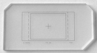 Fries Mitchell ground glass marked SHDTV and TV Safe