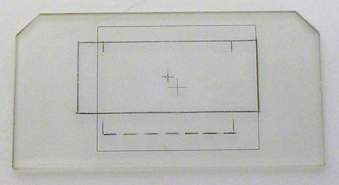 Fries Mitchell ground glass marked 2:35 and S35