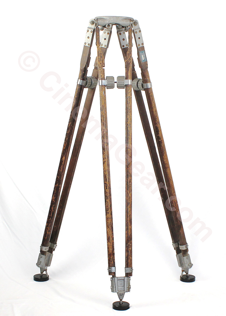 Birns & Sawyer VGH 300 standard wooden tripod with Mitchell top.